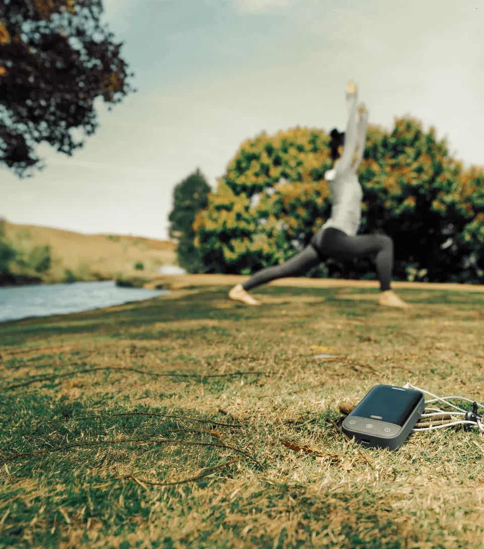 Person using ZenoWell Vita for long-term wellness